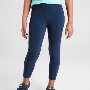 Blue Athleta Girl Stash Your Treasures Capri